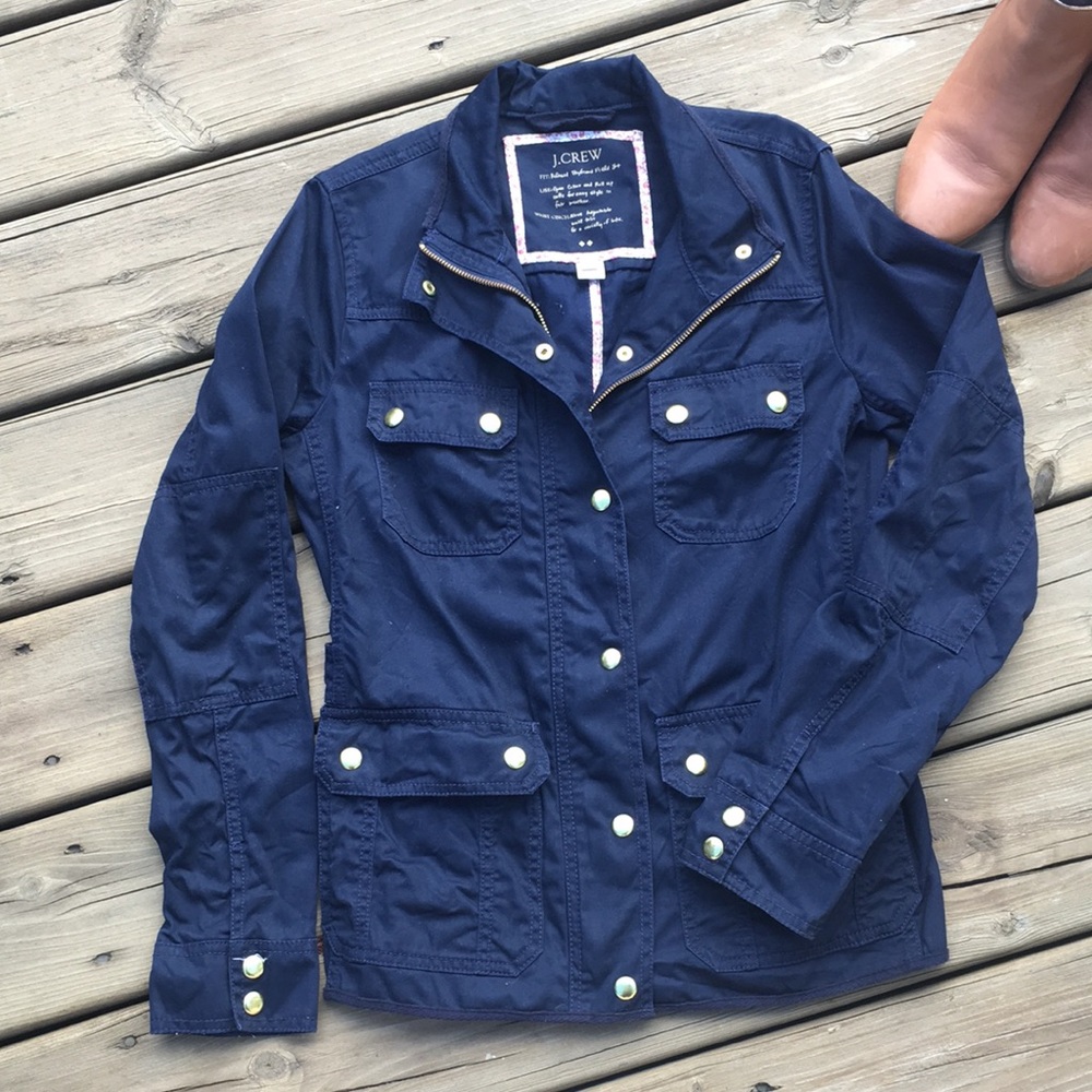 J. Crew Relaxed Field jacket in navy